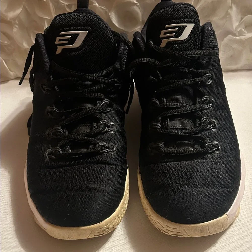 Jordan Black and White Athletic Shoes